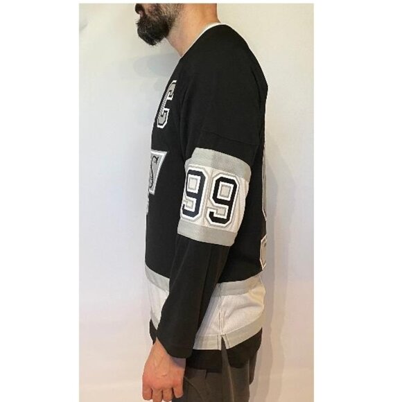 Authentic Wayne Gretzky NHL hockey Los Angeles Kings Mitchell and Ness jersey - Picture 3 of 16